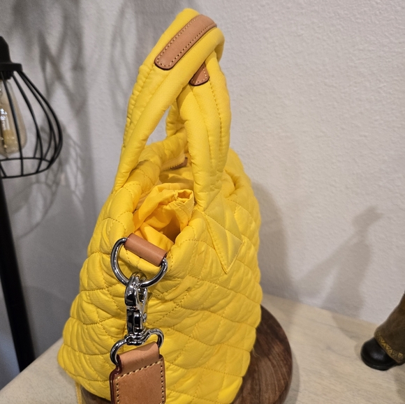 MZ WALLACE Sunflower Deluxe Mini Metro Tote Quilted - Picture 13 of 16